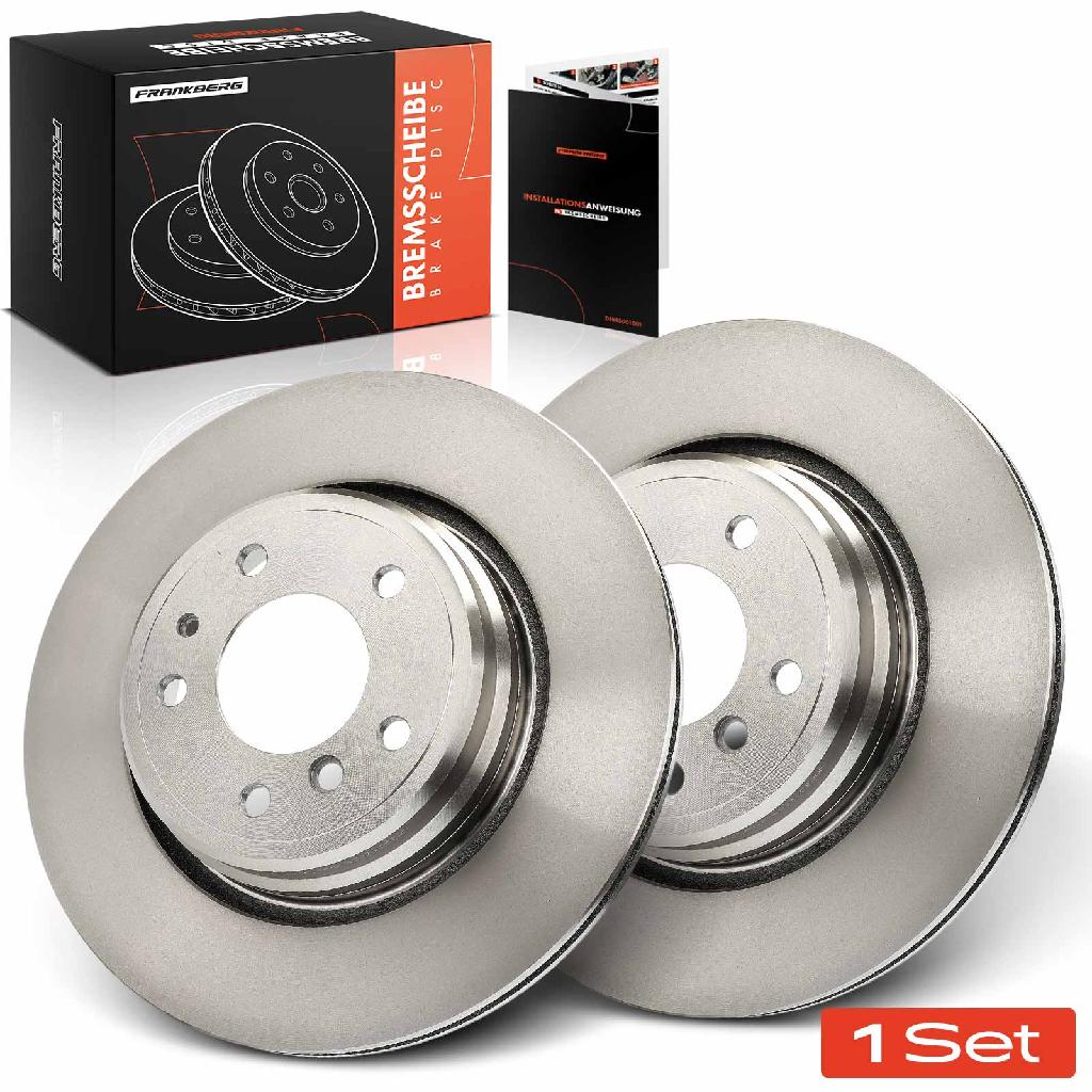 2x Bremsscheiben Hinterachse für BMW 3er Cabriolet E46 E38 E31 E86 E85 E52 Alpina 1992-2008
