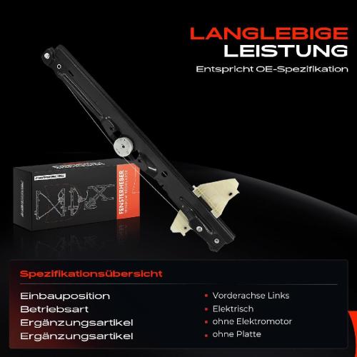 Frankberg 1x Fensterheber Vorne Links für Citroën Jumpy Bus V Opel Peugeot Vivaro Bild Frankberg 1x Fensterheber Vorne Links für Citroën Jumpy Bus V Opel Peugeot Vivaro