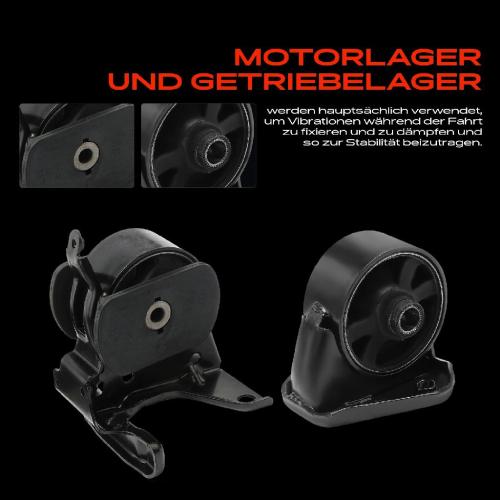 3x Motorlager Getriebelagerlager Vorne und Hinten für Hyundai Santa Fé SM 2001-2006 Bild 3x Motorlager Getriebelagerlager Vorne und Hinten für Hyundai Santa Fé SM 2001-2006