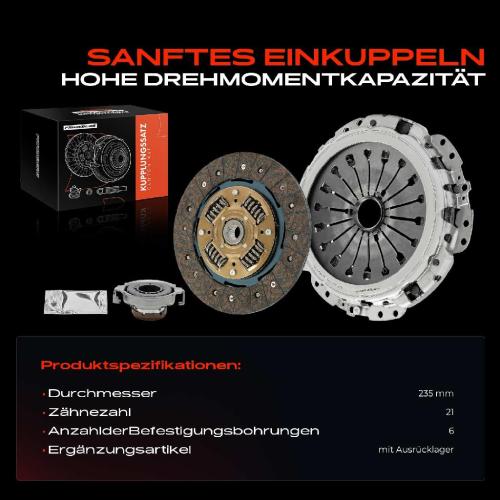 1x Kupplungssatz für Citroën Jumper Bus Kasten Pritsche/Fahrgestell Fiat Ducato Peugeot Boxer 2.8L Bild 1x Kupplungssatz für Citroën Jumper Bus Kasten Pritsche/Fahrgestell Fiat Ducato Peugeot Boxer 2.8L