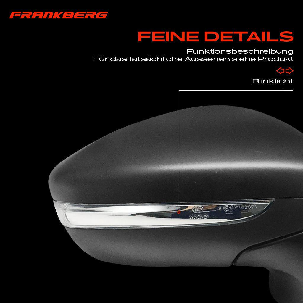 1x Außenspiegel Rechts für Citroën C3 III SX 1.2L 1.5L 1.6L 2018-2024