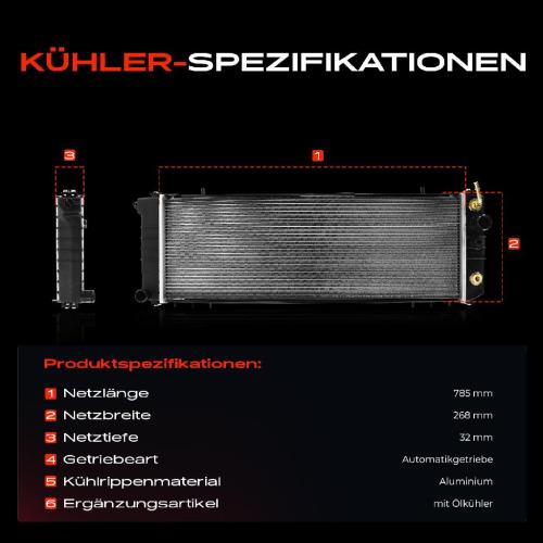 1x Kühler Wasserkühler Motorkühler für Jeep Cherokee XJ 4.0L 1988-2001 Bild 1x Kühler Wasserkühler Motorkühler für Jeep Cherokee XJ 4.0L 1988-2001