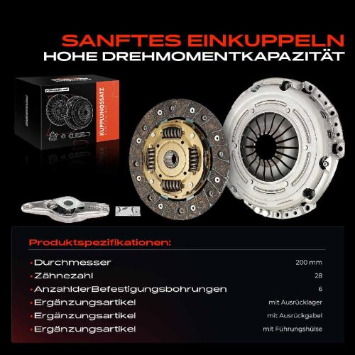1x Kupplungssatz für VW Load UP Polo UP! Seat Ibiza IV Sportcoupe ST Mii Skoda Citigo Fabia III Kombi Bild 1x Kupplungssatz für VW Load UP Polo UP! Seat Ibiza IV Sportcoupe ST Mii Skoda Citigo Fabia III Kombi