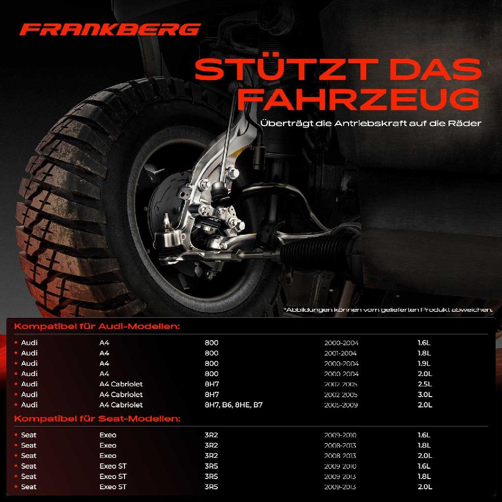 1x Achsschenkel Radaufhängung Hinterachse Rechts für Audi A4 8E2 8E5 8ED B6 B7 Seat Exeo