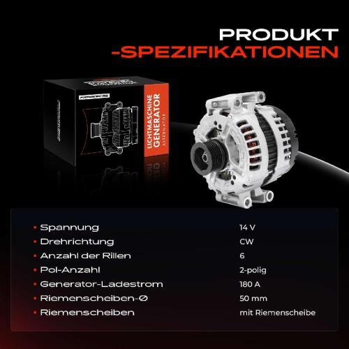 1x Lichtmaschine Generator für Mercedes-Benz W204 W211 W221 W212 S211 S212 Bild 1x Lichtmaschine Generator für Mercedes-Benz W204 W211 W221 W212 S211 S212