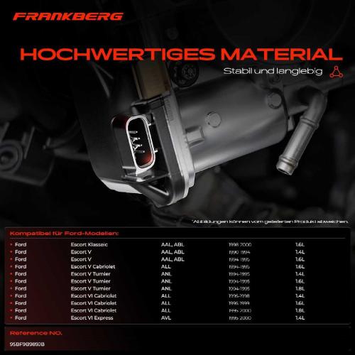 Frankberg 1x Sensor Drosselklappenstellung für Ford Escort V/VI/VII Fiesta III/IV/V KA Puma Bild Frankberg 1x Sensor Drosselklappenstellung für Ford Escort V/VI/VII Fiesta III/IV/V KA Puma