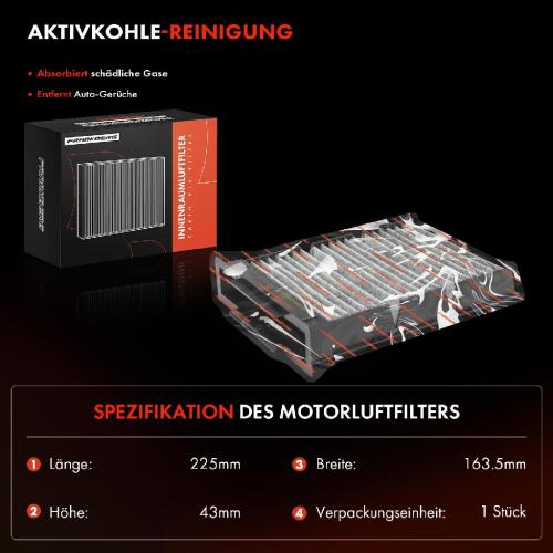 1x Innenraumfilter Aktivkohle für Toyota Aygo B1 Peugeot 107 Citroën C1 PM PN Bild 1x Innenraumfilter Aktivkohle für Toyota Aygo B1 Peugeot 107 Citroën C1 PM PN