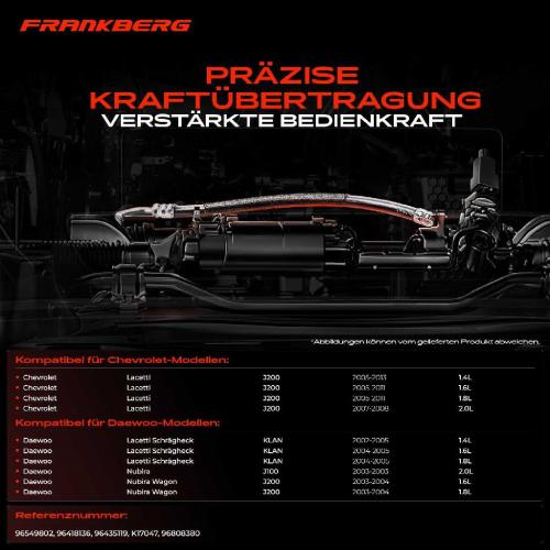 1x Seilzug Feststellbremse Hinterachse links für Chevrolet Lacetti J200 Nubira Daewoo Bild 1x Seilzug Feststellbremse Hinterachse links für Chevrolet Lacetti J200 Nubira Daewoo
