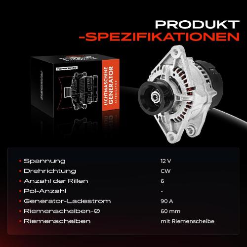 1x Lichtmaschine Generator für Fiat Brava BravoI Punto Lancia YBj 1995-2005 Bild 1x Lichtmaschine Generator für Fiat Brava BravoI Punto Lancia YBj 1995-2005