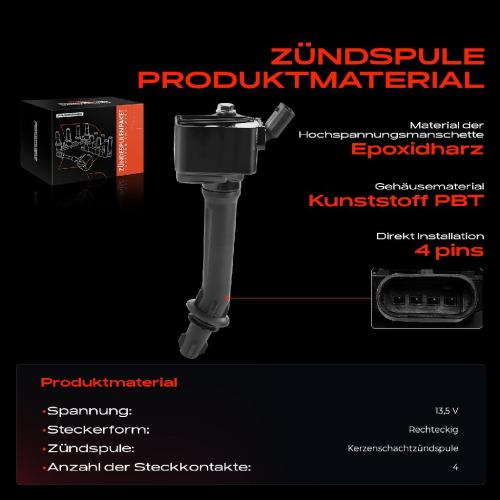 Frankberg 1x Zündmodul Zündspule für Opel Astra J Caravan GTC Stufenheck K Sports Tourer Cascada Insignia A Zafira C Bild Frankberg 1x Zündmodul Zündspule für Opel Astra J Caravan GTC Stufenheck K Sports Tourer Cascada Insignia A Zafira C