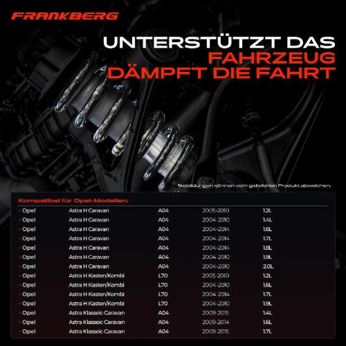 2x Fahrwerksfeder Hinterachse für Opel Astra H Caravan A04 Kombi L70 2004-2015 Bild 2x Fahrwerksfeder Hinterachse für Opel Astra H Caravan A04 Kombi L70 2004-2015