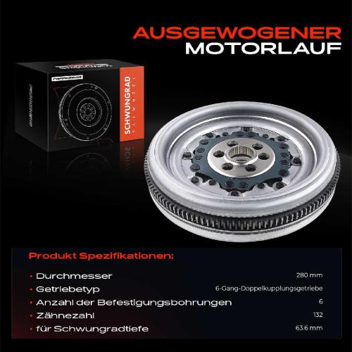 1x Schwungrad Zweimassenschwungrad für VW Golf 5 Jetta Audi A3 8P 1.9L Bild 1x Schwungrad Zweimassenschwungrad für VW Golf 5 Jetta Audi A3 8P 1.9L