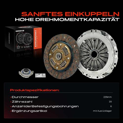 1x Kupplungssatz für KIA Carens I FC FJ 2.0L 2002-2006 Bild 1x Kupplungssatz für KIA Carens I FC FJ 2.0L 2002-2006