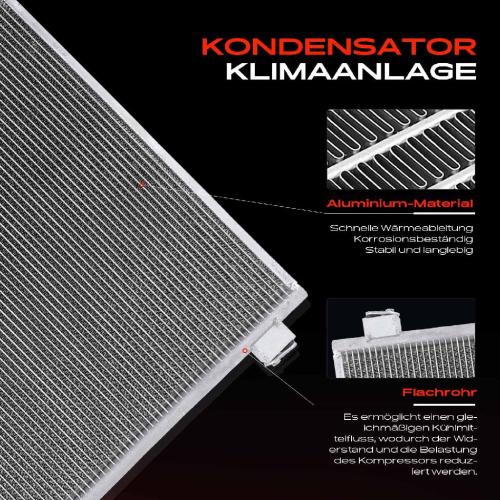 1x Kondensator Klimaanlage für Toyota IQ Aston Martin Cygnet 1.0L-1.4L Bild 1x Kondensator Klimaanlage für Toyota IQ Aston Martin Cygnet 1.0L-1.4L