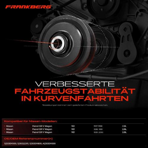 1x Riemenscheibe Kurbelwelle für Nissan Patrol GR V Wagon Y61 2.8L 1997-2000 Bild 1x Riemenscheibe Kurbelwelle für Nissan Patrol GR V Wagon Y61 2.8L 1997-2000