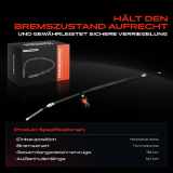 1x Seilzug Feststellbremse Hinterachse rechts für Peugeot 406 Break Coupe 8B 8E/F 8C