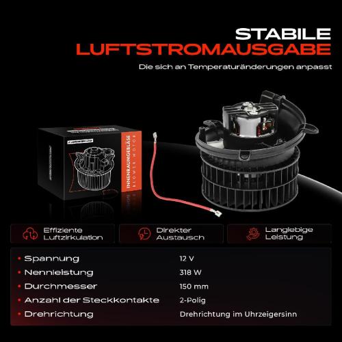 1x Gebläsemotor Innenraumgebläse für Mercedes Benz W202 S202 C208 A208 Bild 1x Gebläsemotor Innenraumgebläse für Mercedes Benz W202 S202 C208 A208