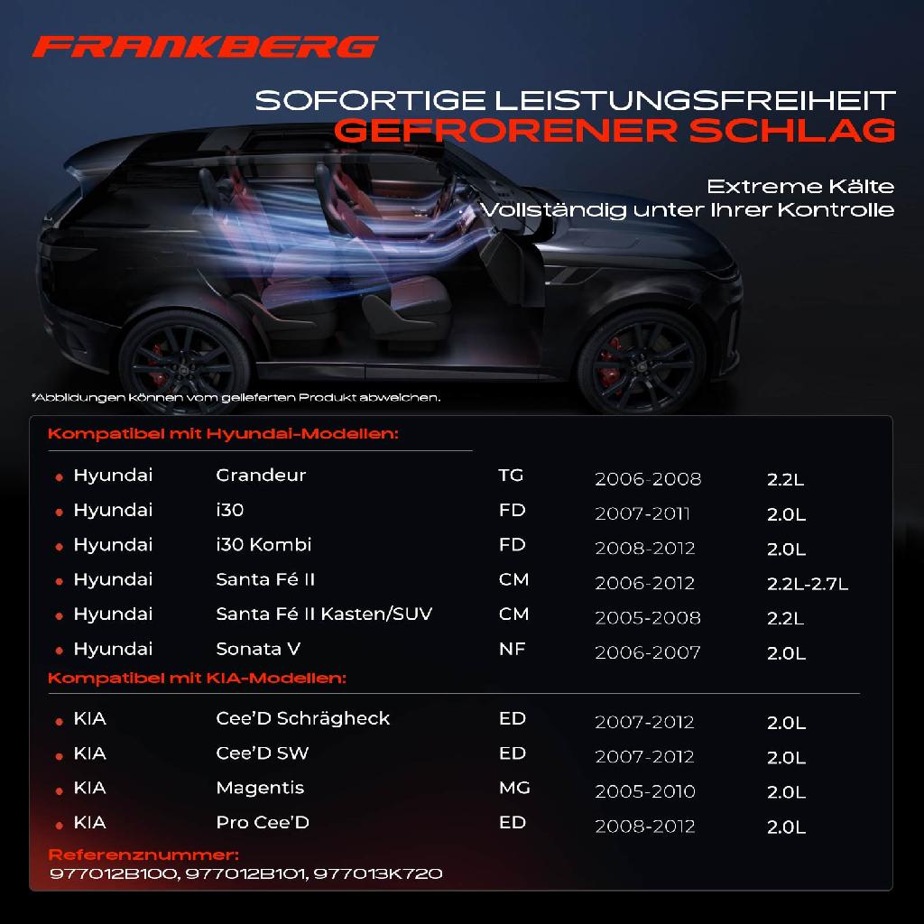 1x Klimakompressor für Hyundai i30 FD Sonata NF KIA Cee'D ED Magentis MG 2.0L 2005-2012