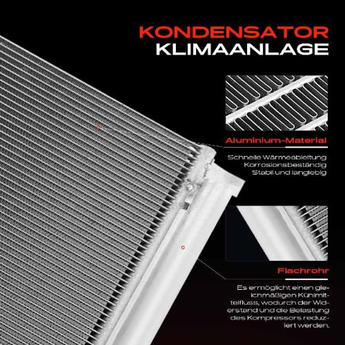 Frankberg 1x Kondensator Klimaanlage für KIA Optima 1.7 CRDi Bj ab 2012 Bild Frankberg 1x Kondensator Klimaanlage für KIA Optima 1.7 CRDi Bj ab 2012