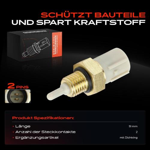 1x Kühlmitteltemperatur Sensor Temperatursensor für Honda Accord VI CR-V Legend III CR-V I Bild 1x Kühlmitteltemperatur Sensor Temperatursensor für Honda Accord VI CR-V Legend III CR-V I