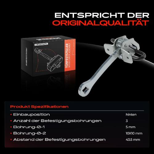 1x Türfeststeller Türfangband Türstopper Hinten für Opel Vectra B CC Caravan J96 Bild 1x Türfeststeller Türfangband Türstopper Hinten für Opel Vectra B CC Caravan J96