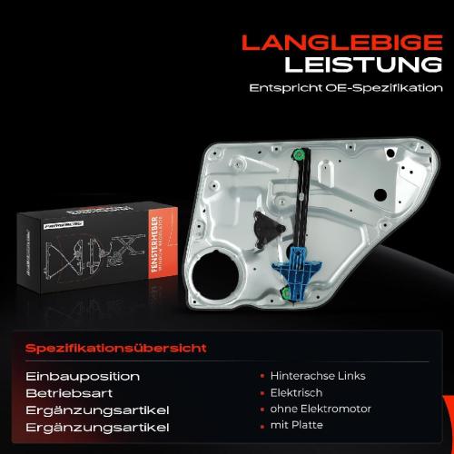 Frankberg 1x Fensterheber Hinten Links für VW Passat 3B2 3B3 Limousine Bild Frankberg 1x Fensterheber Hinten Links für VW Passat 3B2 3B3 Limousine