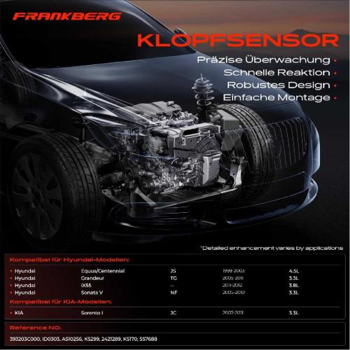 1x Klopfsensor Klopfgeber für Hyundai Grandeur TG Sonata V NF iX55 KIA Sorento I JC Bild 1x Klopfsensor Klopfgeber für Hyundai Grandeur TG Sonata V NF iX55 KIA Sorento I JC
