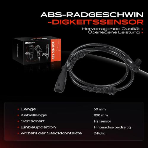 Frankberg 1x ABS Sensor Hinterachse beidseitig f r Renault Grand Sc nic IV Megane Grandtour Schr gheck Stufenheck Bild Frankberg 1x ABS Sensor Hinterachse beidseitig f r Renault Grand Sc nic IV Megane Grandtour Schr gheck Stufenheck