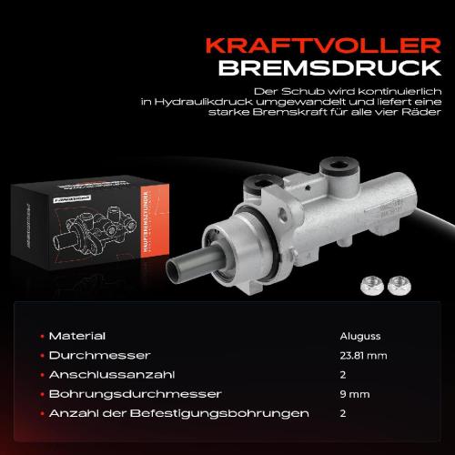 1x Hauptbremszylinder Bremszylinder für Opel Meriva 2003-2010 1.3L-1.8L Bild 1x Hauptbremszylinder Bremszylinder für Opel Meriva 2003-2010 1.3L-1.8L