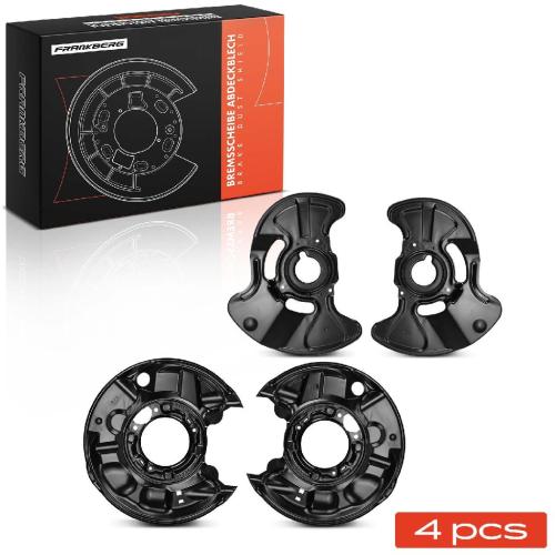 Frankberg 4x Ankerblech Bremsscheibe Vorne und Hinten für Mercedes-Benz A209 CLK 280 R171 Bild Frankberg 4x Ankerblech Bremsscheibe Vorne und Hinten für Mercedes-Benz A209 CLK 280 R171