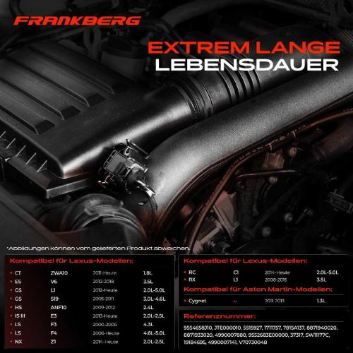 Frankberg 1x Druckschalter Drucksensor Klimaanlage für Toyota Camry Corolla RAV4 Lexus CT ES Bild Frankberg 1x Druckschalter Drucksensor Klimaanlage für Toyota Camry Corolla RAV4 Lexus CT ES