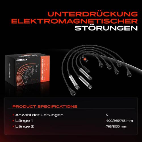 5x Zündleitungssatz Zündkabel für Opel Vectra A Kadett E Astra F CC Calibra A Bild 5x Zündleitungssatz Zündkabel für Opel Vectra A Kadett E Astra F CC Calibra A