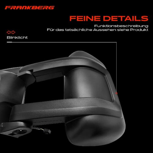 Frankberg 1x Außenspiegel Links für Citroën Jumper Fiat Ducato 250 Peugeot Boxer 2006-2025 Bild Frankberg 1x Außenspiegel Links für Citroën Jumper Fiat Ducato 250 Peugeot Boxer 2006-2025