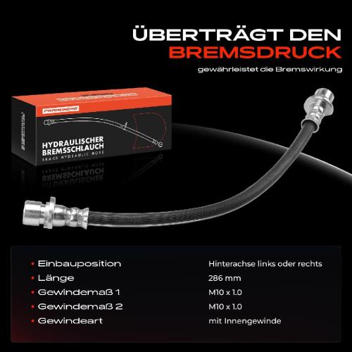 1x Bremsschlauch Bremsschläuche Hinterachse Links oder Rechts für Honda CR-V I RD Logo GA3 1.3L 2.0L Bild 1x Bremsschlauch Bremsschläuche Hinterachse Links oder Rechts für Honda CR-V I RD Logo GA3 1.3L 2.0L