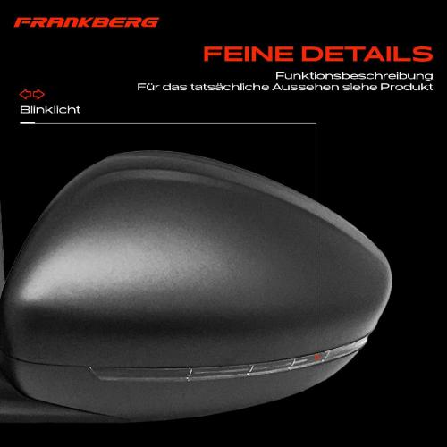Frankberg 1x Außenspiegel Links für Peugeot 308 II L3 LB LH LP LW L4 LC LJ LR LX 2013-2021 Bild Frankberg 1x Außenspiegel Links für Peugeot 308 II L3 LB LH LP LW L4 LC LJ LR LX 2013-2021