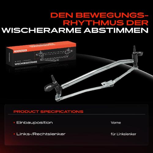 1x Wischergestänge Vorne für Opel Astra H A04 L08 L35 L48 L67 L69 L70 Bild 1x Wischergestänge Vorne für Opel Astra H A04 L08 L35 L48 L67 L69 L70