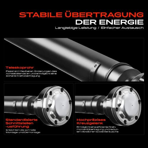 Frankberg 1x Kardanwelle Gelenkwelle Vorderachse für VW Touareg 7L6 7L7 7LA 3.0L 3.2L 3.6L 4.2L 6.0L 2002-2010 Bild Frankberg 1x Kardanwelle Gelenkwelle Vorderachse für VW Touareg 7L6 7L7 7LA 3.0L 3.2L 3.6L 4.2L 6.0L 2002-2010