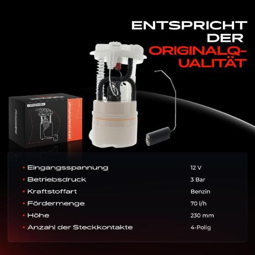 1x Kraftstoffpumpe für Nissan Micra C III K12 Micra III Micra IV K13K K13KK Note E11 NE11 2003-2015 Bild 1x Kraftstoffpumpe für Nissan Micra C III K12 Micra III Micra IV K13K K13KK Note E11 NE11 2003-2015