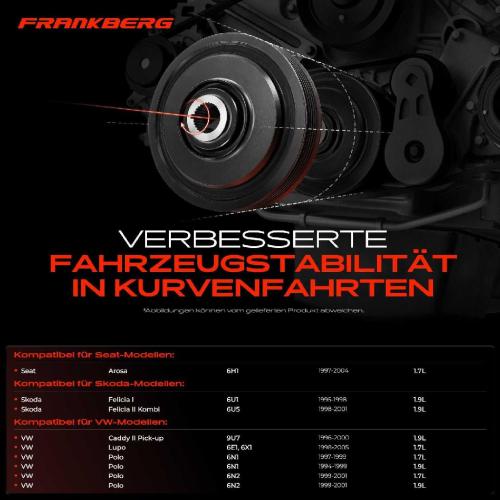 1x Riemenscheibe Kurbelwelle für VW Polo 6N Skoda Felicia II Seat Arosa 6H1 Bild 1x Riemenscheibe Kurbelwelle für VW Polo 6N Skoda Felicia II Seat Arosa 6H1