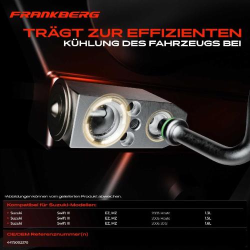1x Expansionsventil Klimaanlage für Suzuki Swift III EZ MZ 1.3L 1.5L 1.6L Bj ab 2005 Bild 1x Expansionsventil Klimaanlage für Suzuki Swift III EZ MZ 1.3L 1.5L 1.6L Bj ab 2005