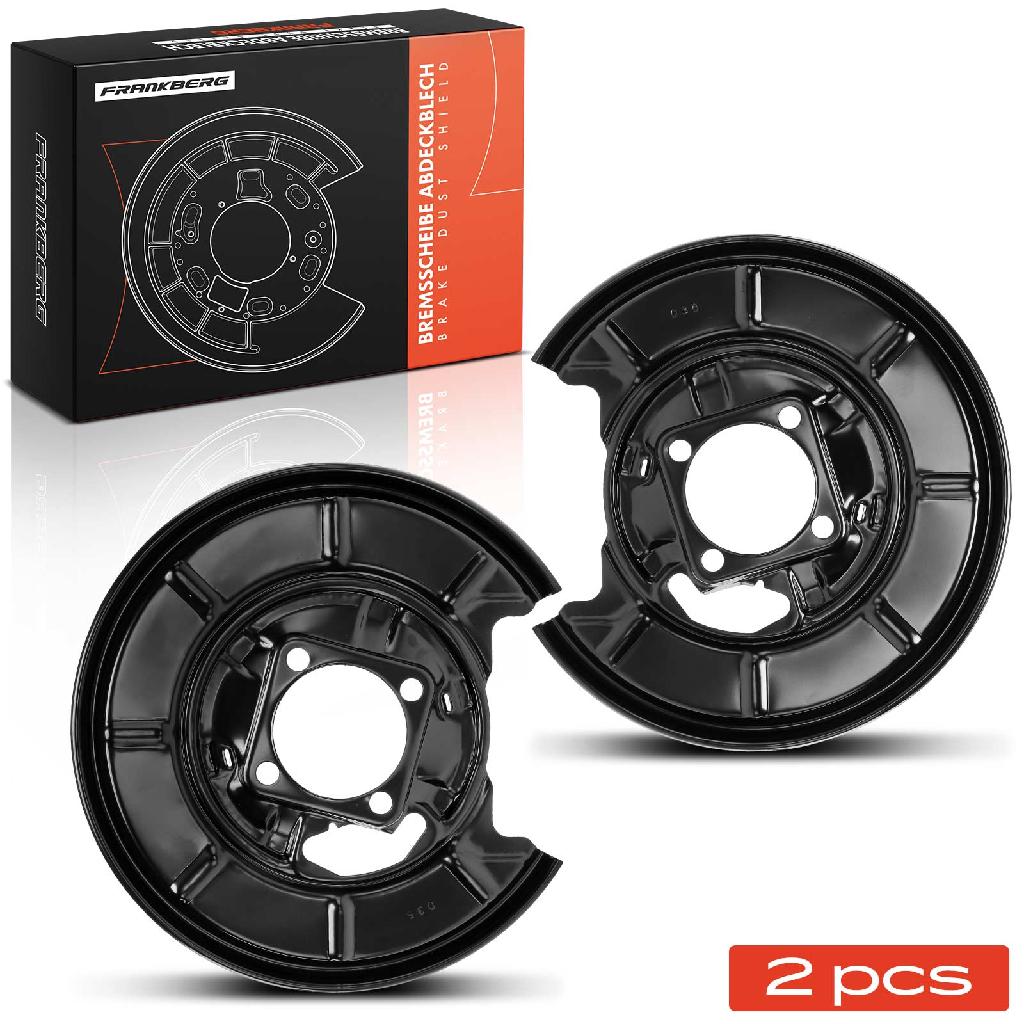 2x Ankerblech Bremsscheibe Hinterachse Beidseitig für Mercedes-Benz W169 A 160 W245 B 180