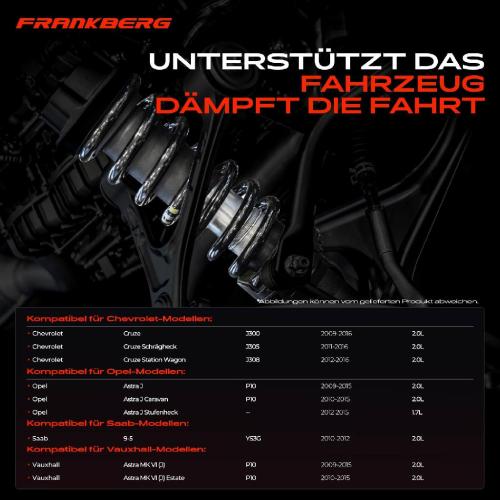 Frankberg 2x Fahrwerksfeder Vorderachse für Chevrolet Cruze J300 Opel Astra J Saab Bild Frankberg 2x Fahrwerksfeder Vorderachse für Chevrolet Cruze J300 Opel Astra J Saab