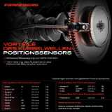 1x Kurbelwellensensor Impulsgeber für Ford Fiesta Focus III Mondeo C-Max II B-Max