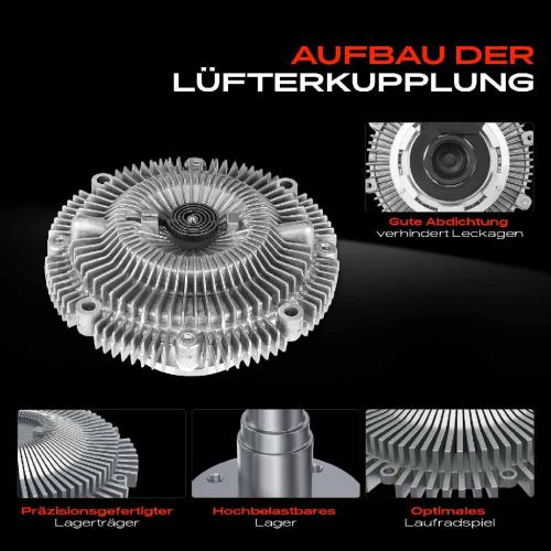 1x Lüfterkupplung Kühlerlüfte für Nissan Patrol GR V Wagon Y61 Pick-up D22 2.5L 2.8L Bild 1x Lüfterkupplung Kühlerlüfte für Nissan Patrol GR V Wagon Y61 Pick-up D22 2.5L 2.8L