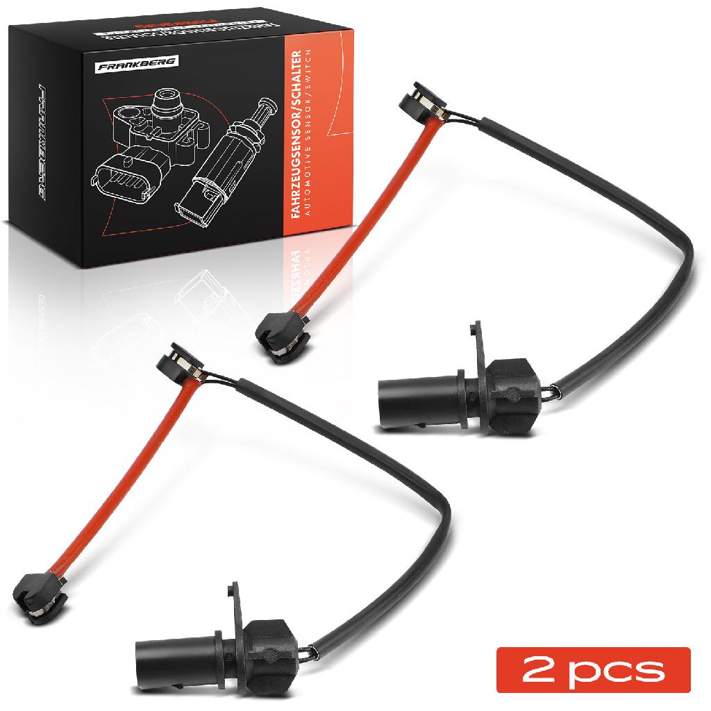 Frankberg 2x Warnkontakt Bremsbelagverschleiß Hinterachse für Hinten Audi A6 A7 Porsche Macan Vorne Audi R8