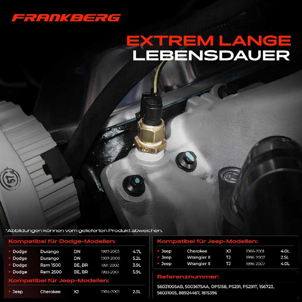 1x Sensor Öldruckschalter für Jeep Grand Cherokee Dodge Ram Durango