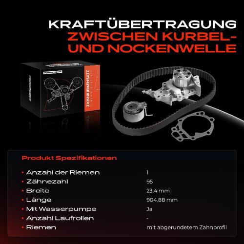 1x Zahnriemensatz Zahnriemen Wasserpumpe für Renault Clio 2 3 4 Thalia 1 2 3 Dacia Logan Nissan Bild 1x Zahnriemensatz Zahnriemen Wasserpumpe für Renault Clio 2 3 4 Thalia 1 2 3 Dacia Logan Nissan