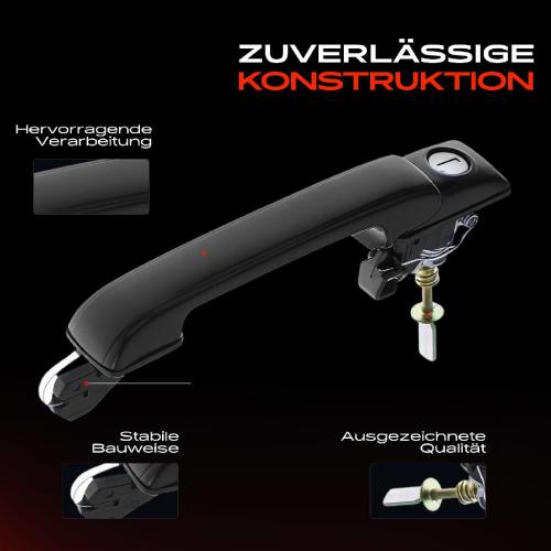 2x Türgriff Vorne außen für VW Golf III Cabriolet Variant IV Vento 1.4L 1.6L 1.8L 1.9L 1991-2002 Bild 2x Türgriff Vorne außen für VW Golf III Cabriolet Variant IV Vento 1.4L 1.6L 1.8L 1.9L 1991-2002