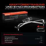 Frankberg 1x Wischerarm Scheibenwischer Vorne für Mercedes-Benz Citan Tourer W415 Renault Kangoo/Grand Kangoo