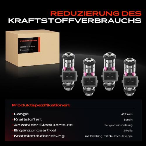 4x Einspritzventil Einspritzdüse für Renault Clio II Kangoo Twingo 1.2L Bild 4x Einspritzventil Einspritzdüse für Renault Clio II Kangoo Twingo 1.2L